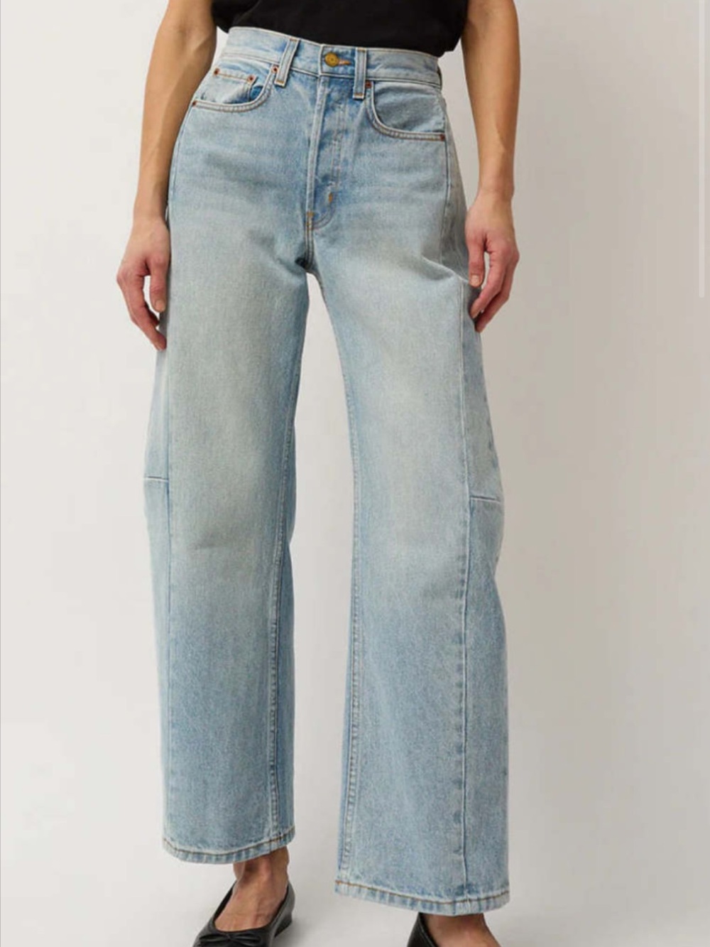 B Side Lasso wide leg Jean